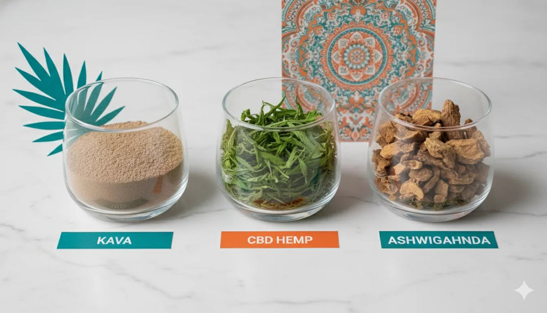 Adaptogens vs CBD vs Kava: The Natural Stress Relief Showdown - Kava Krave