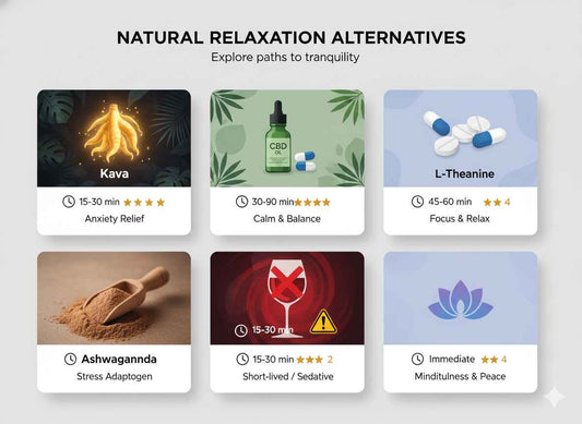 Complete Kava Alternative Guide: Every Natural Relaxation Option Compared - Kava Krave