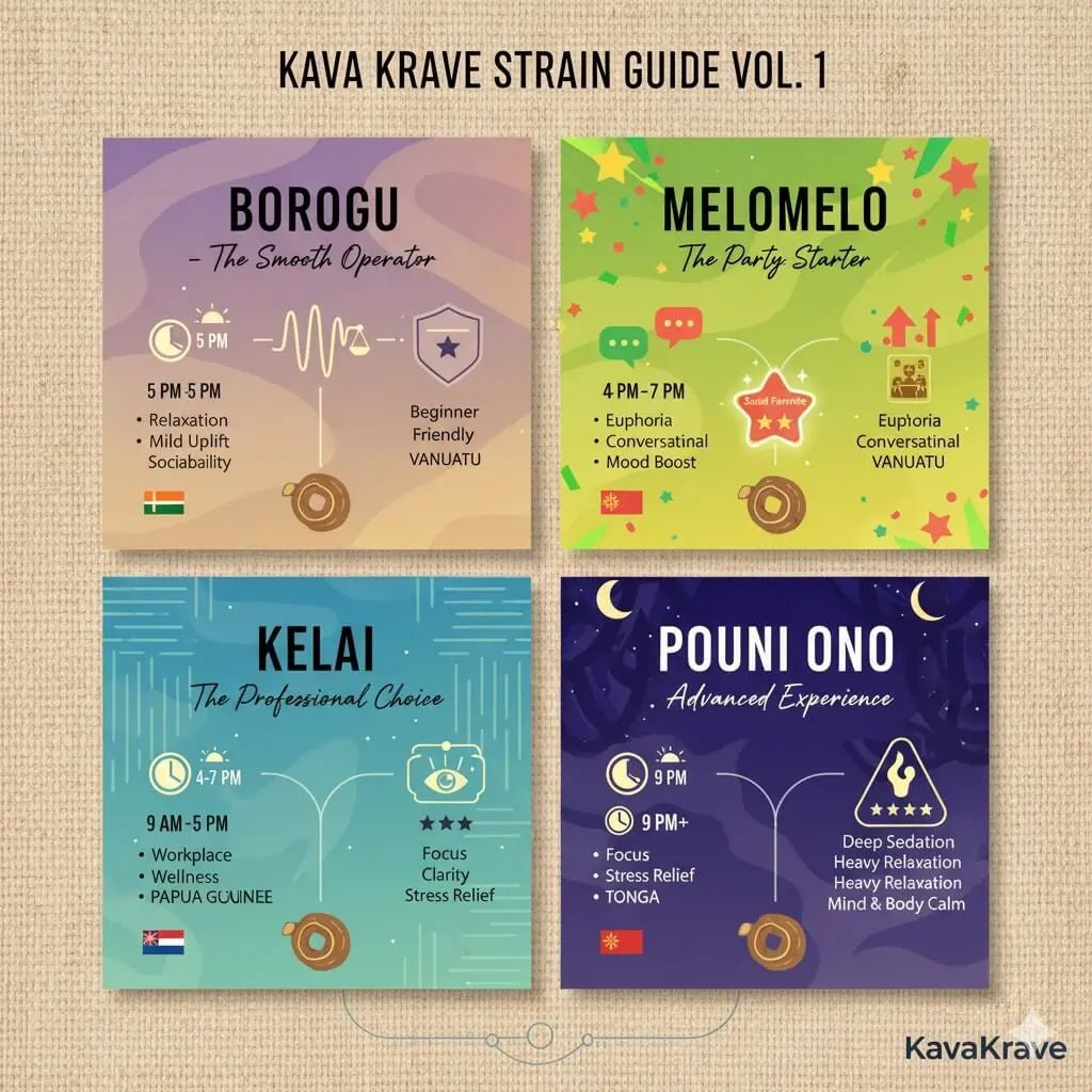 Understanding Kava Strains: Finding Your Perfect Match - Kava Krave