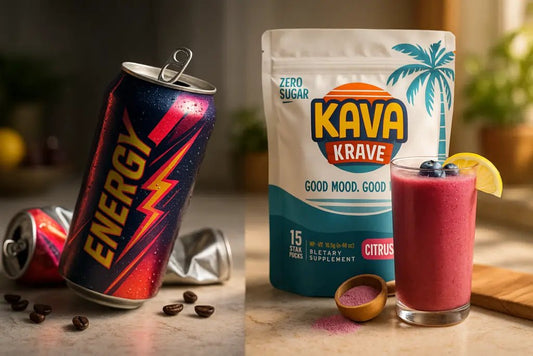 Kava Krave vs Energy Drinks: A Smarter Way to Stay Focused - Kava Krave