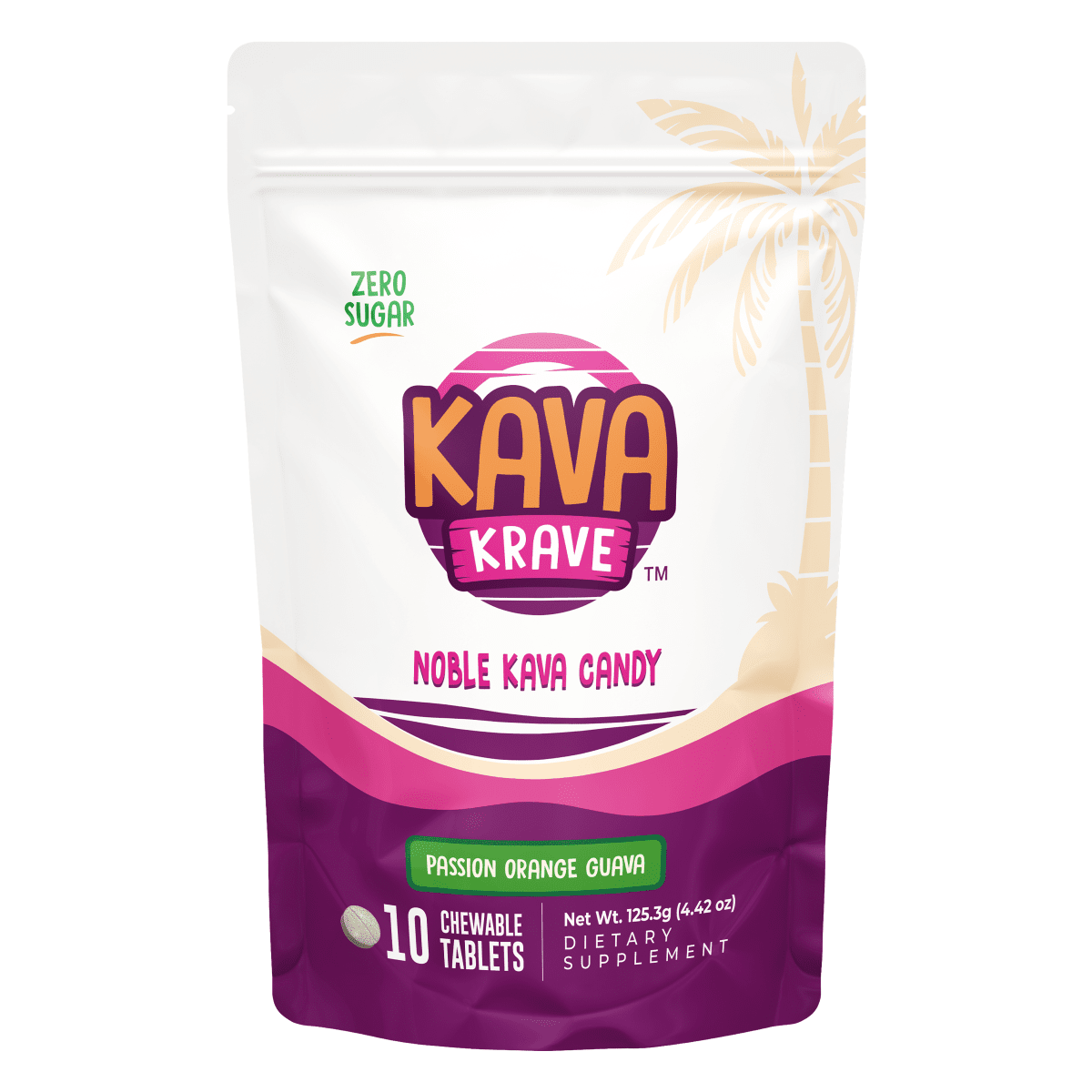 Passion Orange Guave (POG) Flavored Noble Kava Candy - Kava Krave