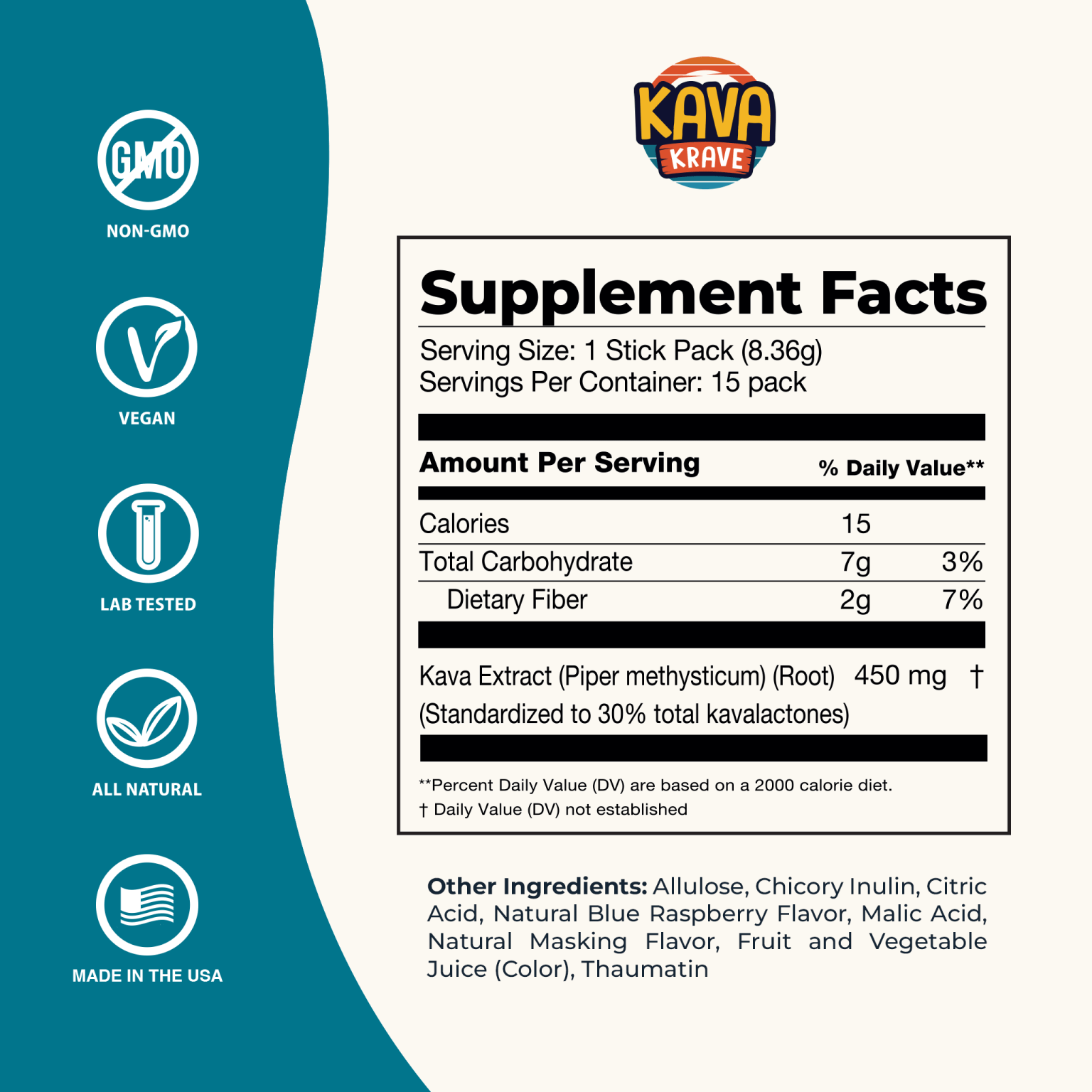 Citrus Berry Kava Powder Mix Drink - Kavakrave