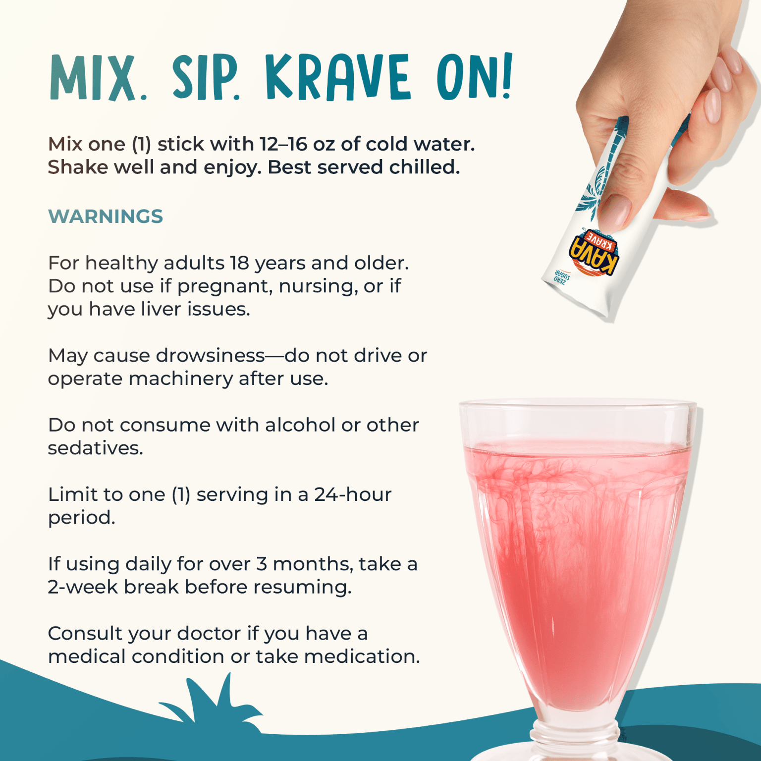 Citrus Berry Kava Powder Mix Drink - Kavakrave