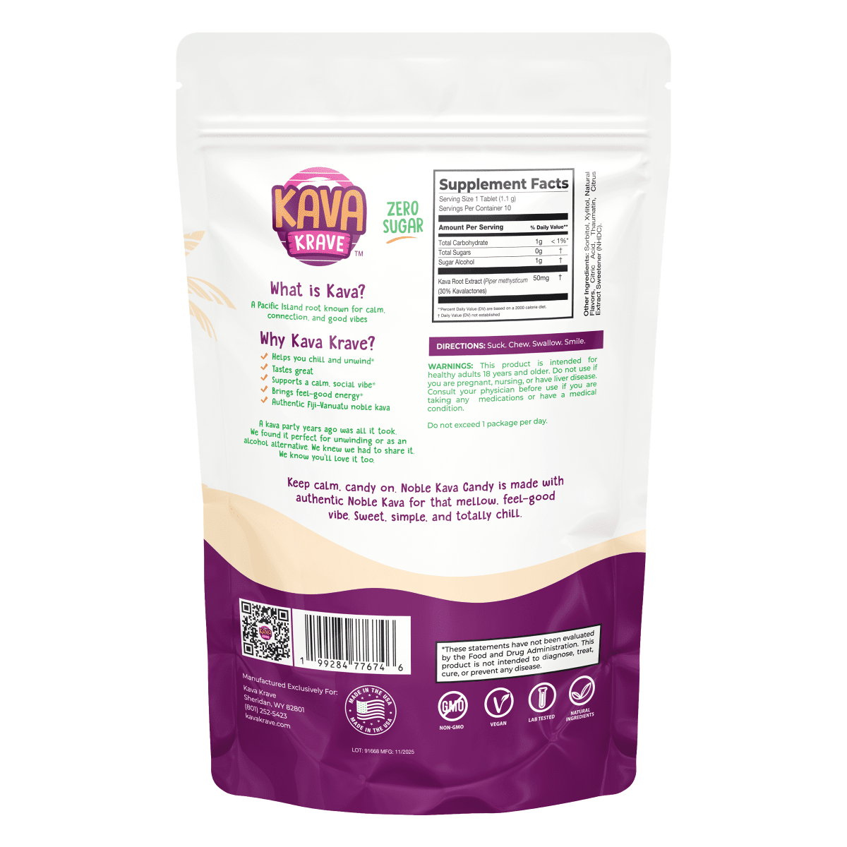 Passion Orange Guave (POG) Flavored Noble Kava Candy - Kava Krave