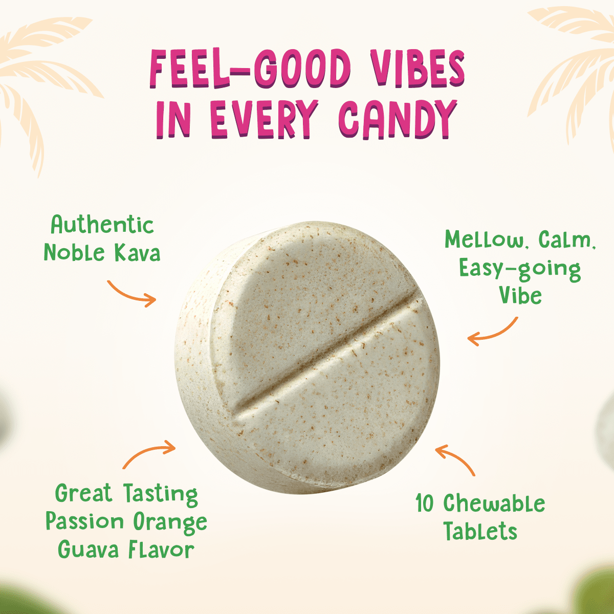 Passion Orange Guave (POG) Flavored Noble Kava Candy - Kava Krave